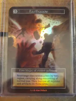 Earthquake Elite Alpha Foil Sorcery Contested Realm - Image 1