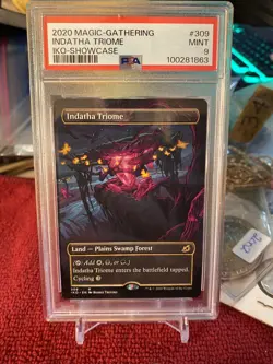 PSA 9 Mint Indatha Triome - Showcase 309 Ikoria: Lair of Behemoths - MTG - Image 1