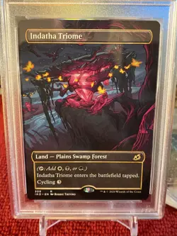 PSA 9 Mint Indatha Triome - Showcase 309 Ikoria: Lair of Behemoths - MTG - Image 2