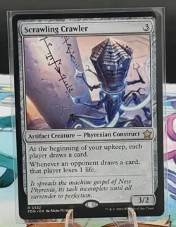Scrawling Crawler #132 (NM) Foundations FDN Magic MTG - Image 1
