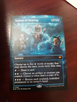 Season of Weaving (Borderless) Bloomburrow Regular - Image 1