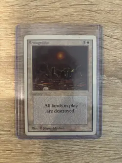 Magic The Gathering Armageddon Unlimited MP Condition MTG - Image 1