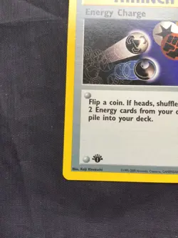 Pokemon Cards: Neo Genesis 1st Edition Rare: Energy Charge 85/111 - Image 5