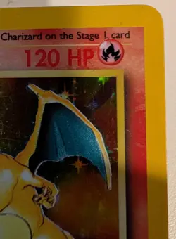 Pokemon Base Set Charizard 4/102 | 4th Print | 1999-2000 | UK print - Image 3