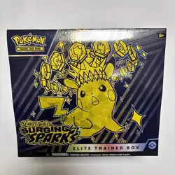 Pokemon Surging Sparks Elite trainer box Factory Sealed IN HAND READY TO SHIP - Image 1