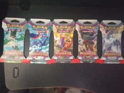 5x Pokemon TCG Paldea Evolved Sleeved Booster Packs - Complete Art Set! - Image 1