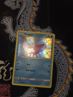 Pokemon Wooper SV9/SV94 Hidden Fates Shiny Englisch Near Mint - Image 1