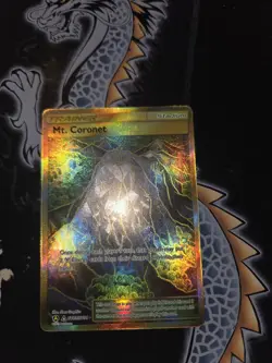 Pokemon Mt. Coronet SV89/SV94 Gold Englisch Hidden Fates Secret Rare Nm - Image 1