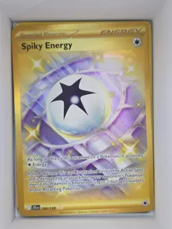 Pokemon Scarlet & Violet Journey Together Secret Rare Gold Spiky Energy 190/159 - Image 1