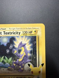 Light Toxtricity Swirl 🍥SWSH137 Celebrations Holo Black Star Promo Pokemon - Image 3