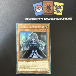 YUGIOH GHOST BELLE & HAUNTED MANSION SECRET RARE FLOD-EN033 1ST EDITION - Image 1