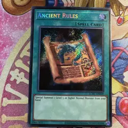 Yu-Gi-Oh TCG Legendary Collection Kaiba #LCKC-EN039 Ancient Rules Secret Rare NM - Image 1