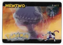 POKEMON - (5) LENTICULAR / FULL MOTION - PROMOTIONAL CARD SET - NUMBERED 1 - 5 - Image 3