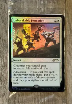 Unbreakable Formation NYCC TMNT PROMO FOIL CARD Sealed Magic The Gathering MTG - Image 1