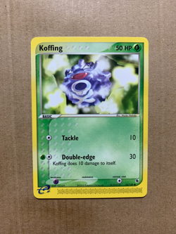 Koffing 54/109 EX Ruby & Sapphire - Common Pokemon Card - HP - Image 1