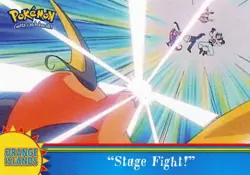 Pokemon Stage Fight Card Topps Series 3 Orange Islands - Image 1