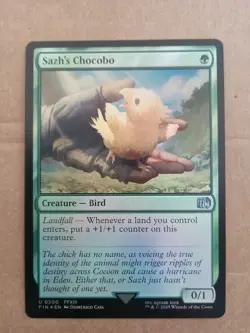Sazh's Chocobo - FOIL - 200 - FINAL FANTASY FIN - MTG Pack Fresh Mint Card - Image 1