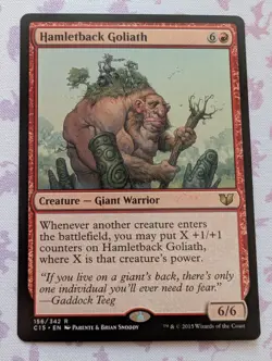 Magic the Gathering MTG Hamletback Goliath (156) Commander 2015 - Image 1