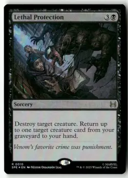 Lethal Protection Foil Marvel's Spider-Man: Eternal-Legal 10 NM MTG - Image 1