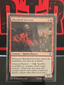 1x Bloodboil Sorcerer CLB Battle for Baldur's Gate MTG Magic the Gathering NM - Image 1