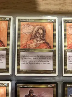 Tobias Andrion. MTG. Magic the Gathering. Mint Condition. Early 1990’s Edition - Image 1