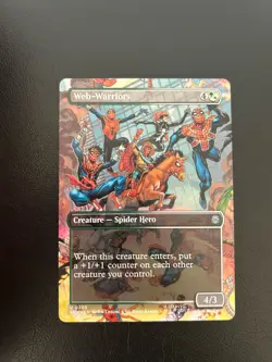 Web-Warriors - (Borderless) MTG: Marvel's Spider-Man Uncommon 203 - Image 1