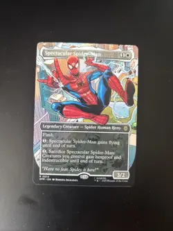 Spectacular Spider-Man (Borderless) Marvel's Spider-Man Regular Magic Mtg - Image 1