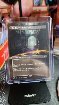Shadowy Backstreet Borderless #330 Rare - MTG MKM Murders at Karlov Manor MINT - Image 1