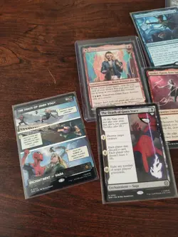 MTG Spider-man Mythic Rare Lot, 3 Mythic, 7 Rare, +1C- 3 in Foil & 6 Are Alt Art - Image 2