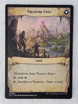 MTG Treasure Map (Extended Art) #391 The Lost Caverns of Ixalan Card Rare NM - Image 2