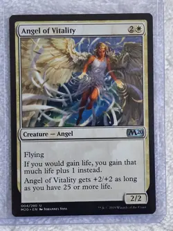 MTG Angel of Vitality - Core Set 2020 (M20) #4 Magic Gathering Card U NM - Image 4