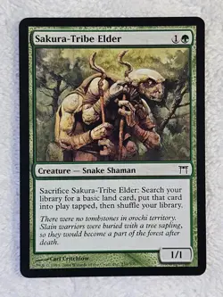 MTG Sakura-Tribe Elder - Champions of Kamigawa (CHK) #239 Magic Card NM - Image 2