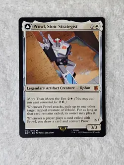 MTG Prowl, Stoic Strategist Universes Beyond Transformers #1 Magic Mythic NM - Image 2