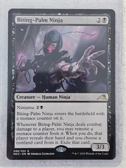 MTG Biting-Palm Ninja #88 Kamigawa Neon Dynasty Magic Card Rare NM - Image 5