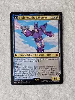 MTG Cyclonus, the Saboteur Universes Beyond Transformers #9 Magic Card Mythic NM - Image 2