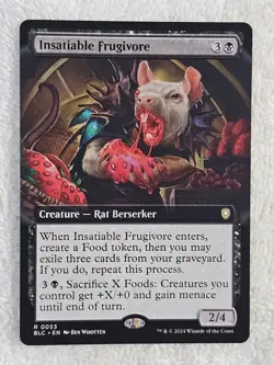 MTG Insatiable Frugivor (Extended Art) #53 Bloomburrow (BLB) Magic Card Rare NM - Image 2