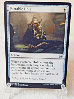 MTG Portable Hole Adventures in the Forgotten Realms Magic Card #33 NM - Image 1