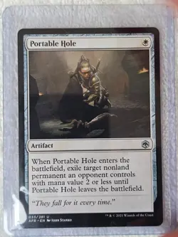 MTG Portable Hole Adventures in the Forgotten Realms Magic Card #33 NM - Image 4