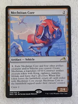 MTG Mechtitan Core #249 Kamigawa Neon Dynasty Magic Gathering Card Rare NM - Image 2