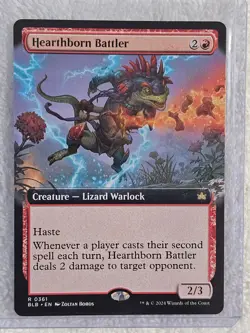 MTG Hearthborn Battler (Extended Art) #361 Bloomburrow (BLB) Magic Card Rare NM - Image 5