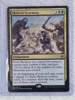 MTG Skeletal Swarming Adventures in the Forgotten Realms #232 Rare NM - Image 4