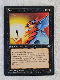 MTG Norritt - Ice Age (ICE) 1995 Magic the Gathering Card Near Mint - Image 2