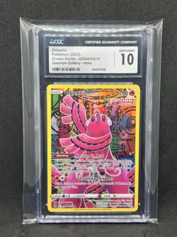 CGC 10 GEM MINT Oricorio Holo GG04/GG70 Galarian Gallery Crown Zenith Pokemon - Image 1