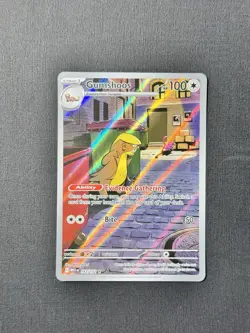 Pokemon Mega Evolution Gumshoos 153/132 Illustration Rare IR NM Full Art - Image 1