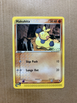 Makuhita 56/109 EX Ruby & Sapphire - Common Pokemon Card - EXC - Image 1