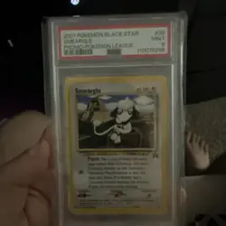 2001 POKEMON PROMO BLACK STAR POKEMON LEAGUE #32 SMEARGLE PSA 9 - Image 1