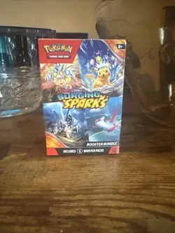 Pokemon TCG Surging Sparks Booster Bundle (6 Packs) Factory Sealed! - Image 1