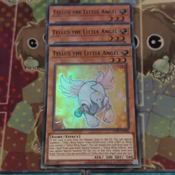 3 x Tellus /Book of Moon/Supply Squad EGS1-EN006/024/028 Super/Cmn 1st Ed YuGiOh - Image 2