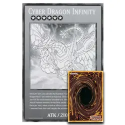 Yugioh Jumbo Oversized card Cyber Dragon Infinity - sealed - deutsch - Image 1