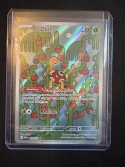 Shuckle 136/132 Mega Evolution Illustration Rare NM Pokemon Card - Image 1
